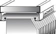 DUVAL - Profil pour dossiers suspendus 225 longueur 2m alu anodisé argent - DUVAL - 42-0102-5102 - vignette
