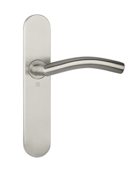 HERACLES - Ensemble sur plaques série JADE 1494 type bec de cane finition inox brossé - HERACLES - B-INOX-SP17 - large