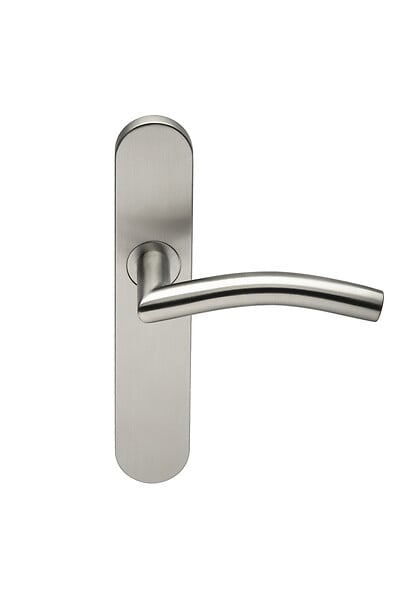 HERACLES - Ensemble sur plaques série JADE 1494 type bec de cane finition inox brossé - HERACLES - B-INOX-SP17 - large