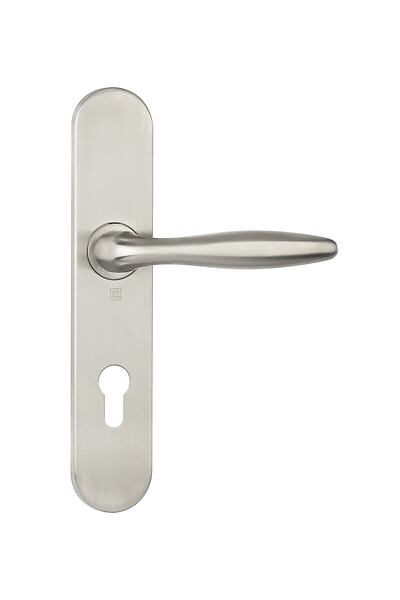 HERACLES - Ensemble sur plaques série JADE 1594 acier type clé I finition inox - HERACLES - B-INOX-SP24 - large