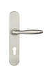 HERACLES - Ensemble sur plaques série JADE 1594 acier type clé I finition inox - HERACLES - B-INOX-SP24 - vignette