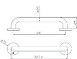 HERACLES - Barre de relevage inox série BR01 25x300mm - HERACLES - B-INOX-BR01 - vignette