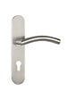 HERACLES - Ensemble sur plaques série JADE 1494 type clé I finition inox brossé - HERACLES - B-INOX-SP20 - vignette