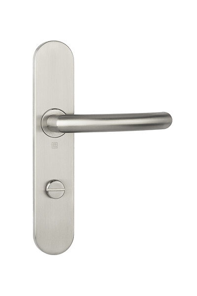 HERACLES - Ensemble sur plaque JADE Série 1094 type condamnation finition inox brossé - HERACLES - B-INOX-SP02 - large