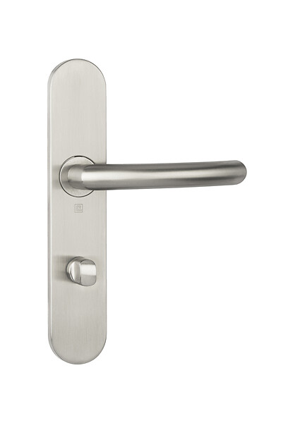 HERACLES - Ensemble sur plaque JADE Série 1094 type condamnation finition inox brossé - HERACLES - B-INOX-SP02 - large