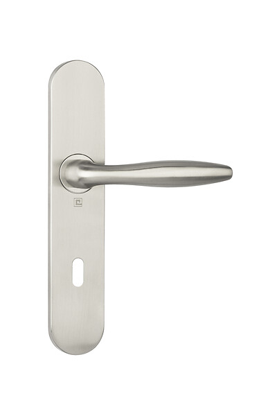 HERACLES - Ensemble sur plaques série JADE 1594 acier type clé L finition inox - HERACLES - B-INOX-SP23 - large