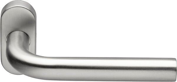 HERACLES - Ensemble sur rosace ovale étroite JADE 1194 inox - HERACLES - B-INOX-RE01 - large
