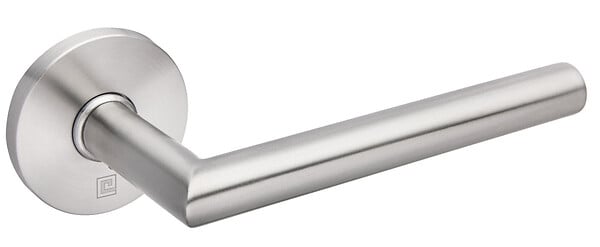 HERACLES - Béquille double sur rosace JADE slim inox poli bec de cane diamètre 16mm - HERACLES - B-INOX-SL01 - large