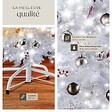 TECTAKE - Sapin de Noël artificiel avec support métallique blanc blanc - vignette