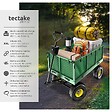 TECTAKE - Chariot de jardin 550 kg vert - vignette