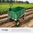 TECTAKE - Chariot de jardin 550 kg avec plateau vert - vignette