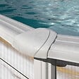 GRE POOLS - Piscine ronde acier Ø4,80m x H: 1,22m -  Imitation bois Nordique - vignette