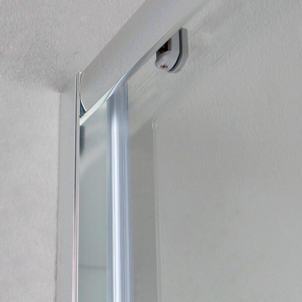KIAMAMI VALENTINA - Cabine De Douche 120X80cm Côté Fixe Et Porte Coulissante Transparente | New Giada - large