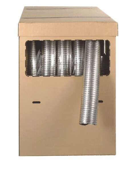 JONCOUX - Flexible de tubage double paroi - Ø200MM - intérieur extérieur - épaisseur 0,10MM - 7M - modèle Flex lisse 316 - large