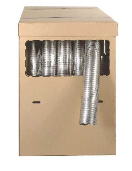 JONCOUX - Flexible de tubage double paroi - Ø200MM - intérieur extérieur - épaisseur 0,10MM - 5M - modèle Flex lisse 316 - large