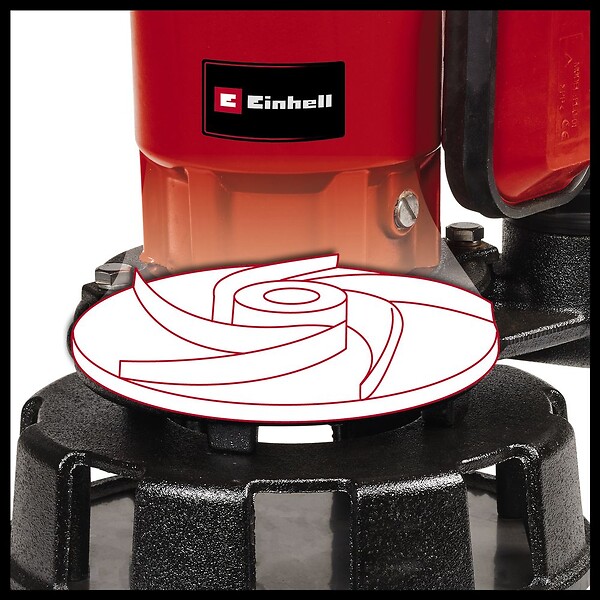 EINHELL - Pompe d’évacuation pour eaux chargées GE-DP 900 Cut - large