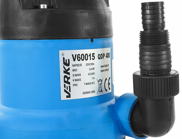 ENTREPOT BRICO - Pompe  submersible vide cave Eaux propre Sales 400 W avec flotteur - large