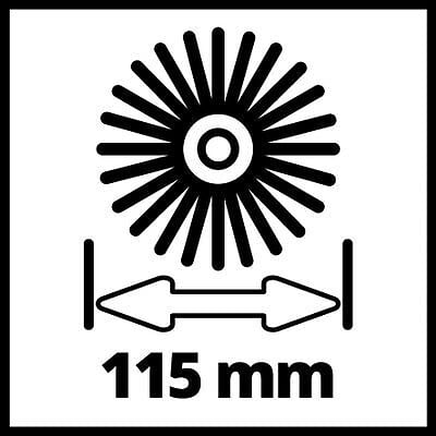EINHELL - Brosse MEDIUM pour PICOBELLA - large