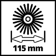 EINHELL - Brosse MEDIUM pour PICOBELLA - vignette