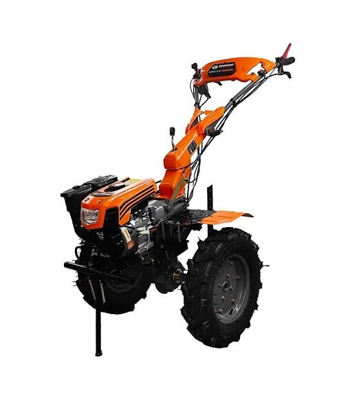 DAEWOO - Motoculteur thermique à traction 212cm3, largeur de travail jusqu'à 105cm, 2 vitesses AV/1 AR, guidon ajustable - DAEWOO - large
