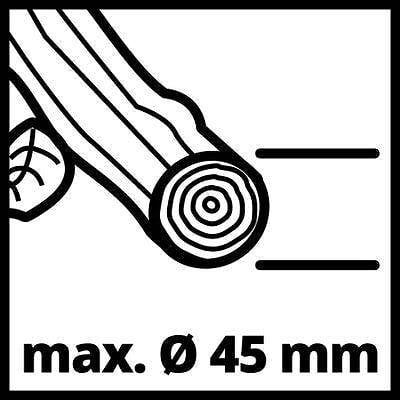 EINHELL - Broyeur de végétaux électrique silencieux GC-RS 60 CB - large