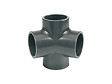 FITT - Té 4 voies PVC pression 90° Ø 63 mm - Fitt - vignette