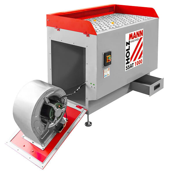 HOLZMANN - Table d´aspiration - 750 WW - 230 V 50 Hz - large
