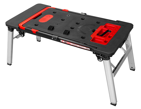HOLZMANN - Table de travail multifonction 7 en 1 - L. 1090 x l. 550 mm Ht.520 à 780 mm - large