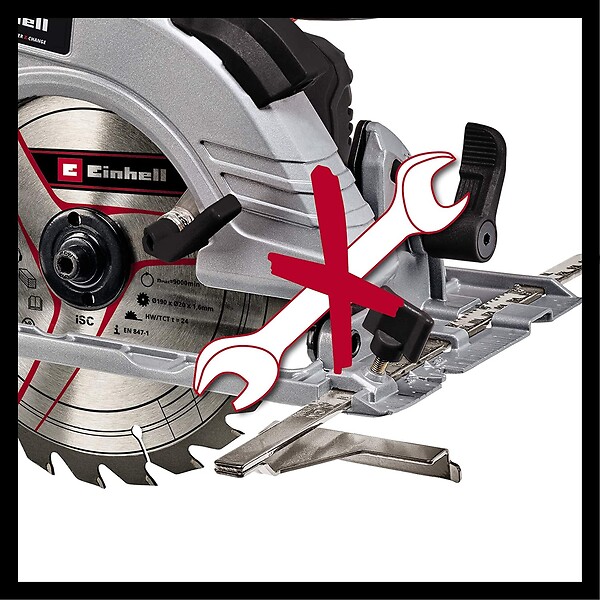 EINHELL - Scie circulaire 18V Ø190mm sans fil EINHELL TE-CS 18/190 Li BL-Solo Power X-Change - Machine nue - large
