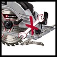 EINHELL - Scie circulaire 18V Ø190mm sans fil EINHELL TE-CS 18/190 Li BL-Solo Power X-Change - Machine nue - vignette
