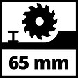 EINHELL - Scie circulaire 18V Ø190mm sans fil EINHELL TE-CS 18/190 Li BL-Solo Power X-Change - Machine nue - vignette