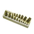 HOLZMANN - Assortiment de 20 fraises HSS TiN D. 3 à 20 mm - vignette