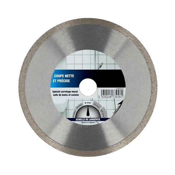 NORTON - Disque diamant intensif plein pour carrelage NORTON, Diam.180 mm - large