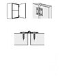 HETTICH - Lot de 2 paumelles acier pour meuble HETTICH, L.40 x l.35 mm - vignette