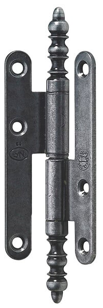 HETTICH - Paumelle acier pour meuble HETTICH, L.80 x l.45 mm - large