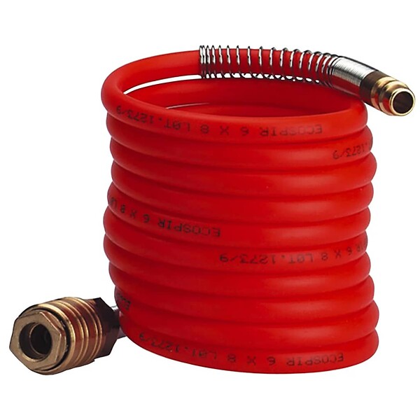 EINHELL - Tuyau air spirale - 4 mètres - Orange - large