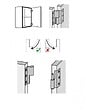 HETTICH - Lot de 2 paumelles acier pour meuble HETTICH, L.50 x l.40 mm - vignette