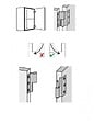 HETTICH - Lot de 2 paumelles acier pour meuble HETTICH, L.50 x l.40 mm - vignette
