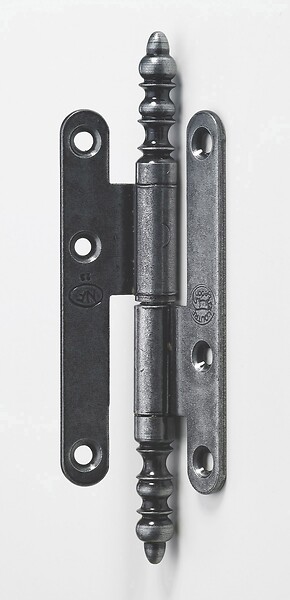 HETTICH - Paumelle acier pour meuble HETTICH, L.80 x l.45 mm - large