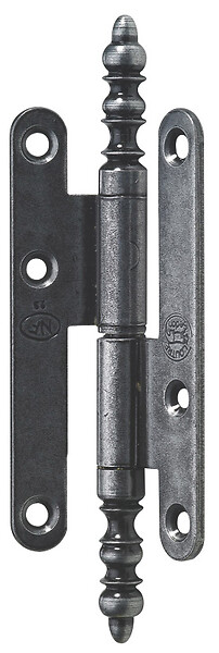 HETTICH - Paumelle acier pour meuble HETTICH, L.80 x l.45 mm - large