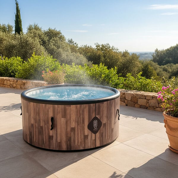COCO SPA - Coco Spa Nordik Spa Gonflable - 150 Cm De Diamètre - 800 Litres - Moteur 2240 W - 2 à 4 personnes - large