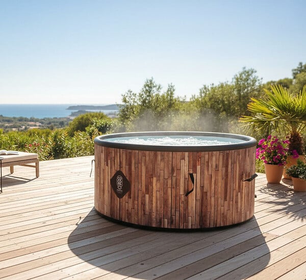 COCO SPA - Coco Spa Bali Spa Gonflable - 150 Cm De Diamètre - 800 Litres - Moteur 2240 W - 2 à 4 Personnes - large