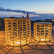 LUMISKY - 2 Tables lumineuses solaires NERITA D35/45 cm - vignette