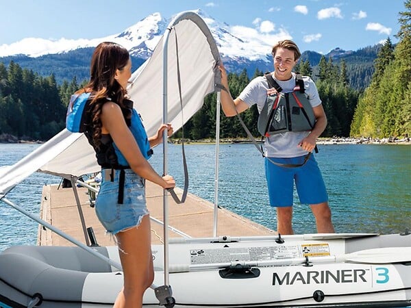 INTEX - Auvent bateau gonflable - Intex - large