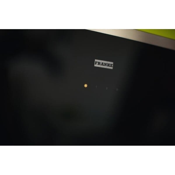 FRANKE - Hotte inclinée Evo plus en verre  finition noir  largeur 900 mm - large