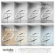 TECTAKE - Lampadaire Auralis LED 20W avec lampe de lecture dimmable Nickel mat - vignette