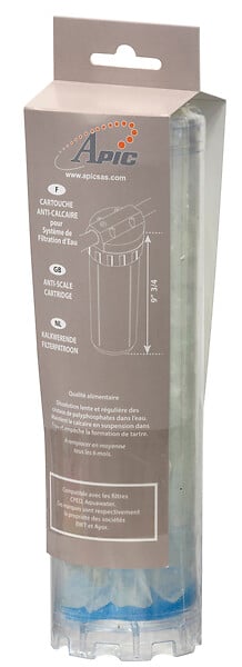 APIC - Cartouche Anticalcaire APIC H.24,75cm Billes - large