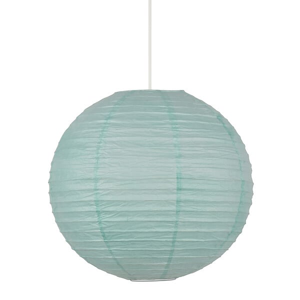 COREP - Suspension boule japonaise - Papier de riz - Sauge 40cm E27 - large
