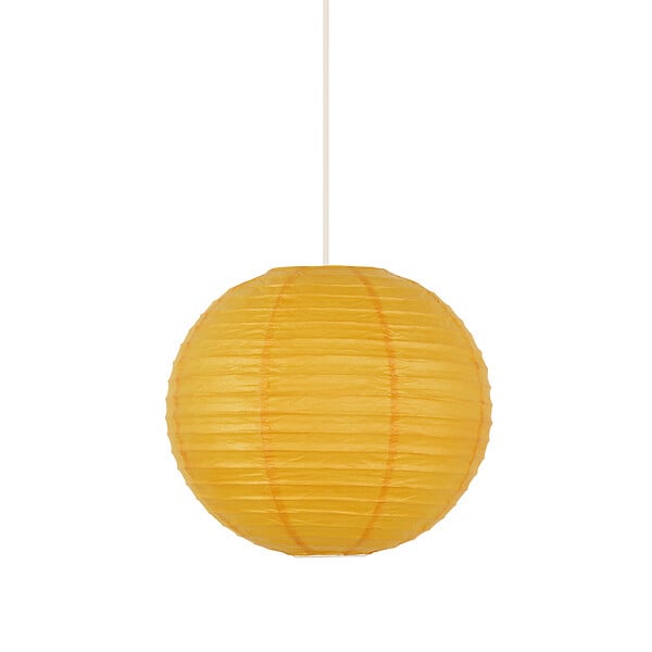 COREP - Suspension boule en papier de riz japonaise Moutarde Diam.30cm - large