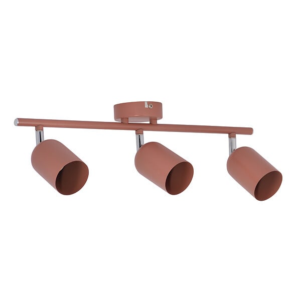 COREP - Spot Mael 3 lumières - Métal peint - Brique - GU10 - large